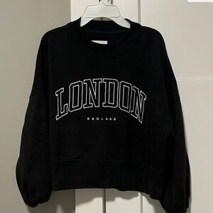 Abercrombie & Fitch Black London Hoodie In Size XL